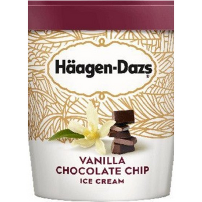 Haagen-Dazs Vanilla Chocolate Chip 14oz Container
