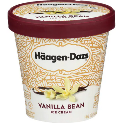 Haagen-Dazs Vanilla Bean Ice Cream 14oz Container