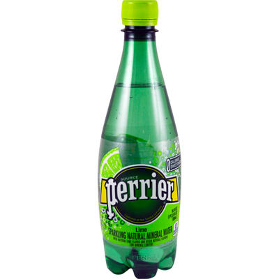Perrier Sparkling Natural Mineral Water Lime