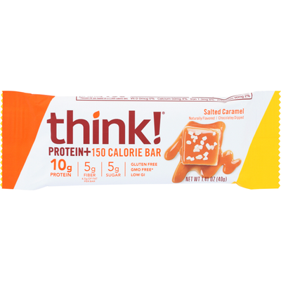 Think Thin Protein & Fiber Bar Salted Caramel - Chocolate Dipped 1.41 oz