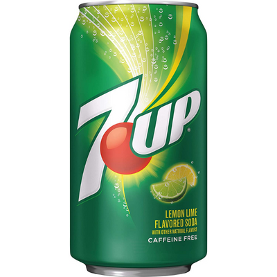 7 Up Naturally Flavored Soda 12 oz Can
