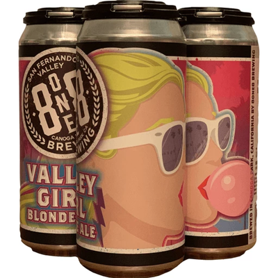 8One8 Brewing Valley Girl Blonde Ale 4x 16oz Cans
