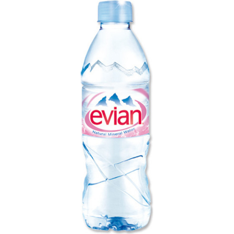 Evian Water 1L Bottle