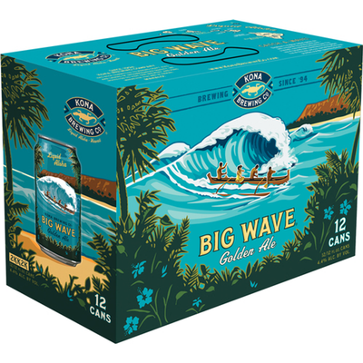 Kona Big Wave Golden Ale 12x 12oz Cans
