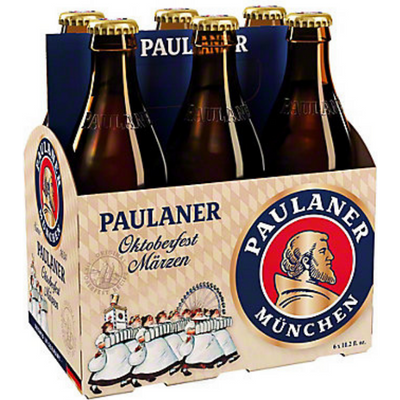 Paulaner Oktoberfest Marzen 6 Pack 12 oz Bottles
