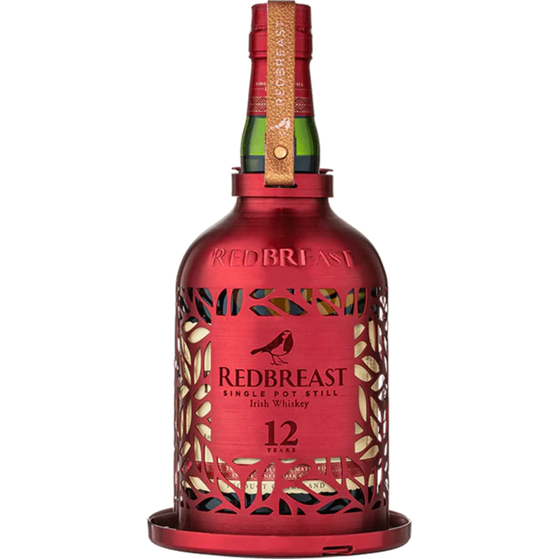 Red Breast 12 Yr Single Pot Still Irish Whiskey. Limited Edition Bird Feeder 750ml Bottle