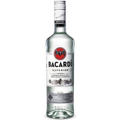 Bacardi Superior Light Rum 750mL