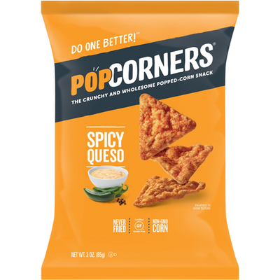 PopCorners Spicy Queso Popped Corn Snack 3oz Bag