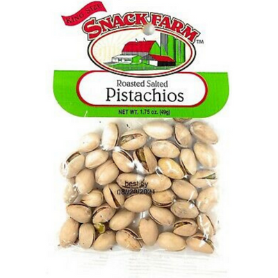 Snack Farm Roasted and Salted Whole Pistachios 1.75oz Bag