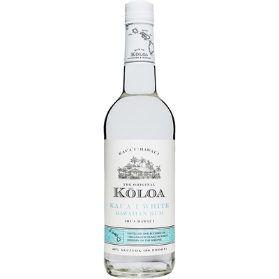 Koloa White Rum 750 ml (40% ABV)