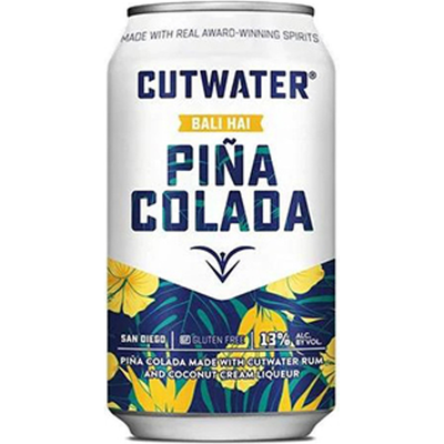 Cutwater Pina Colada Rum Cocktail 12oz Can