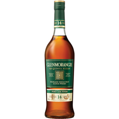 Glenmorangie The Quinta Ruban Highland Single Malt Scotch Whisky Port Cask Finish 14 Year 750mL