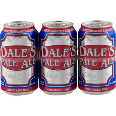 Oskar Blues Beer, Dale's Pale Ale 6 pack 12oz Cans