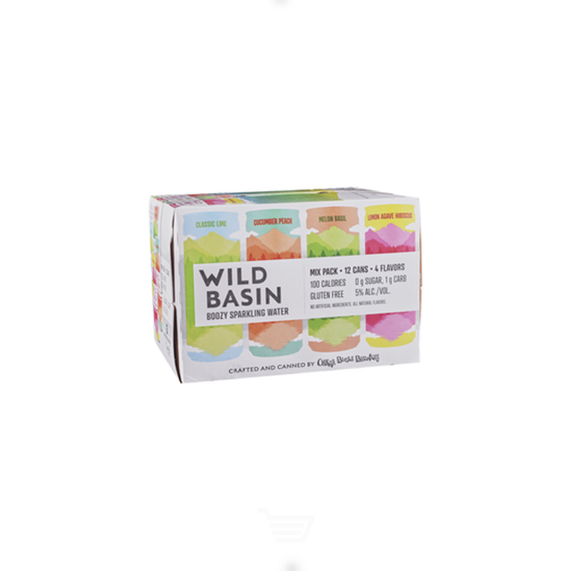 Wild Basin Boozy Sparkling Water Mixed Pack 12x 12oz Cans