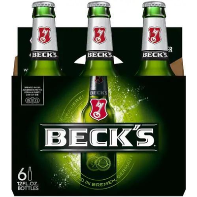 Beck's 6 Pack 12 oz Bottles