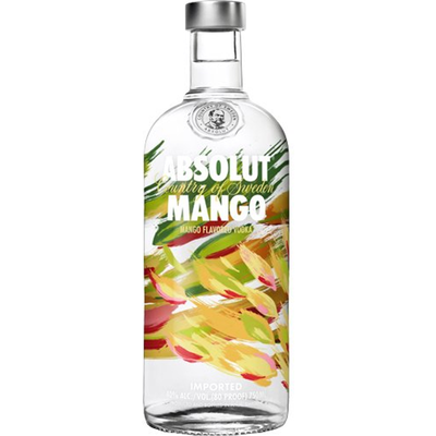 Absolut Mango Flavored Vodka 80 Proof 750mL Bottle