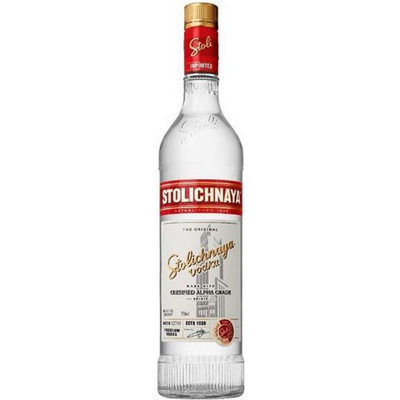 Stolichnaya Red Label Russian Vodka 375mL