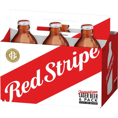 Red Stripe Jamaican Style Lager 6 Pack 11.2 oz Bottles