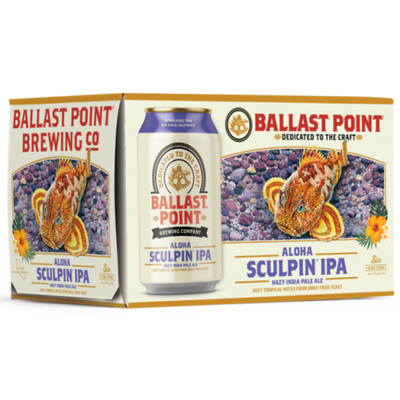 Ballast Point Aloha Sculpin IPA 6x 12oz Cans