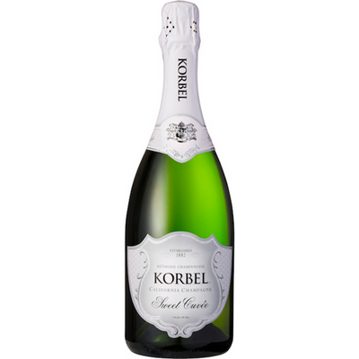 Korbel Sweet Cuvee Champagne Blend Sparkling Wine 750mL
