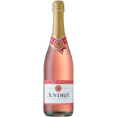 Andre Brut Rose Champagne Blend Sparkling Wine 750mL