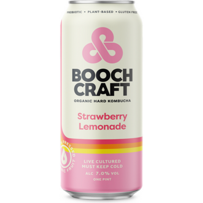 Boochcraft Strawberry Lemonade 16oz Can 7% ABV