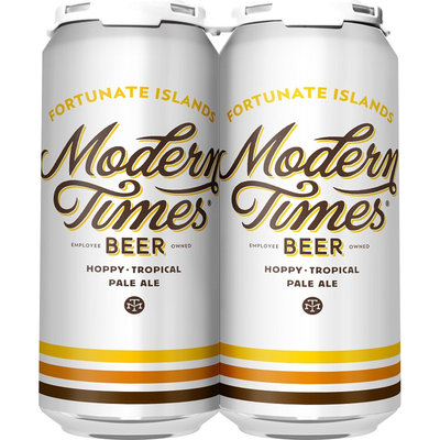 Modern Times Fortunate Islands Pale Ale 4 pack 16oz Cans