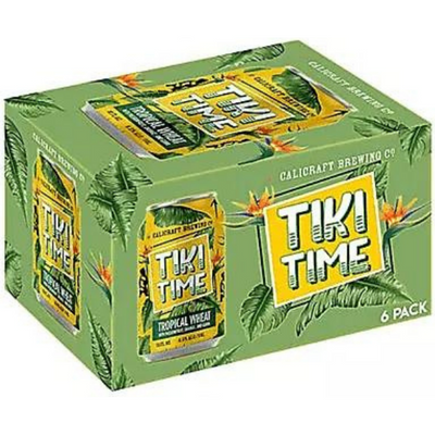 Tiki Time Tropical Wheat 6 Pack 12 oz Cans 6.5% ABV