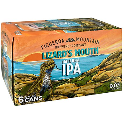 Figueroa Mountain Lizards Mouth Imperial IPA 6x 12oz Cans