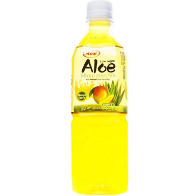 Ace Farm Mango Aloe Vera Drink 16.9oz Bottle