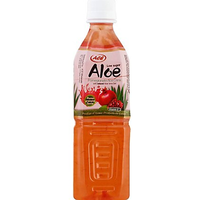 Ace Aloe Pomegranate Juice 16.9oz Plastic Bottle