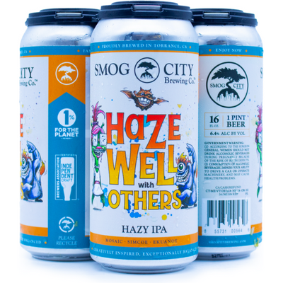 Smog City Brewing Haze Well With Others 4 Pack 16 oz Cans 6.4% ABV