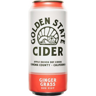 Golden State Cider Gingergrass 4 pack 16oz Cans