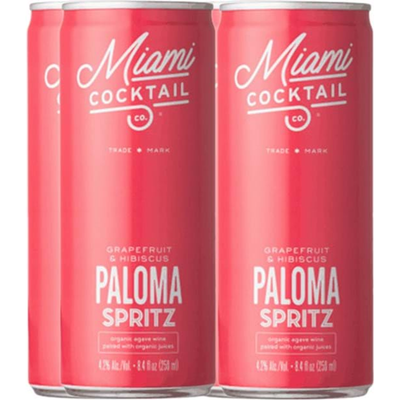 Miami Cocktail Paloma Spritz 4x 8.4oz Cans