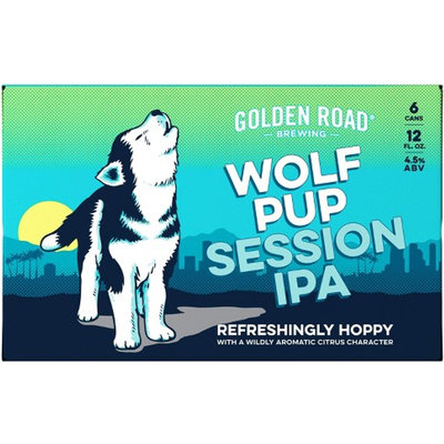 Golden Road Wolf Pup IPA 6 Pack 12oz Cans