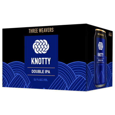 Three Weavers Knotty Double IPA 6x 12oz Cans