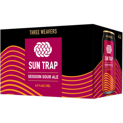 Three Weavers Sun Trap Session 6 Pack 12 oz Cans 4.5% ABV