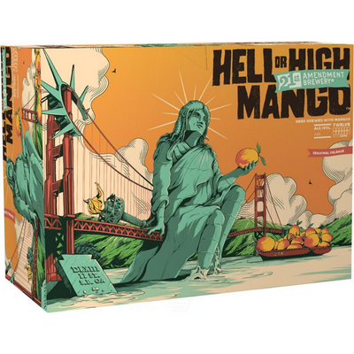 21st Amendment Seasonal - Hell or High Mango 6 Pack 12oz Cans