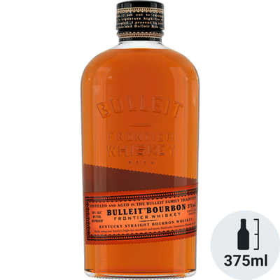 Bulleit Bourbon Frontier Whiskey Kentucky Straight Bourbon Whiskey 375mL