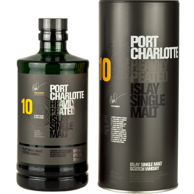 Bruichladdich Port Charlotte Heavily Peated Islay Single Malt Scotch Whisky 750mL