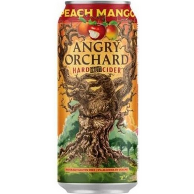Angry Orchard Hard Fruit Cider Peach Mango 6x 12oz Cans