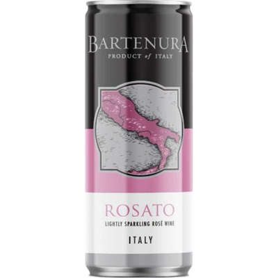 Bartenura Rosato Sparkling Rose Wine 250ml Can