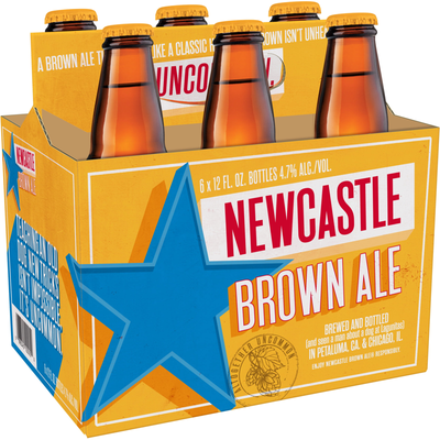 Newcastle Brown Ale 6 Pack 12 oz Bottles
