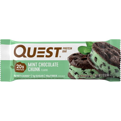 Quest Protein Bar Mint Chocolate Chunk 2.12 oz