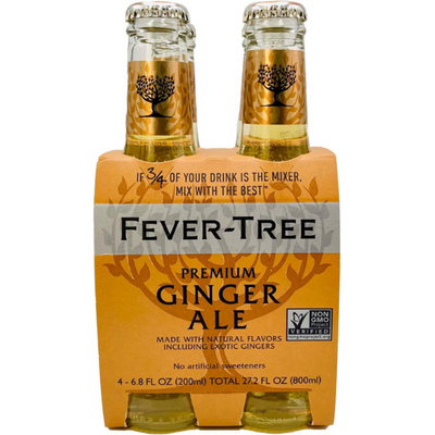 Fever-Tree Ginger Ale 4 Pack 6.8oz Bottles