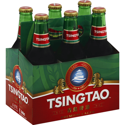 Tsingtao 6x 12oz Bottles