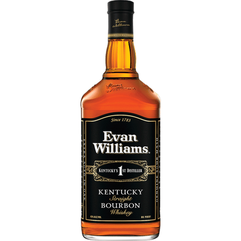 Evan Williams Kentucky Straight Bourbon Whiskey 1.75L