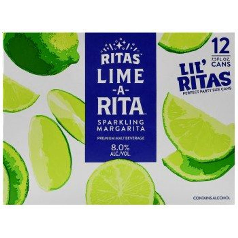 Ritas LimeARita Sparkling Margarita 12 Pack 7.5oz Cans