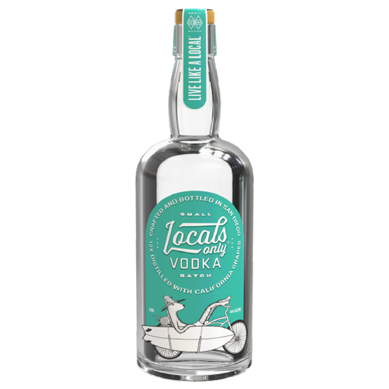 Locals Only Small Batch Vodka 750ml Bottle