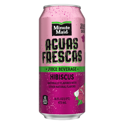 Minute Maid Aguas Frescas Hibiscus Juice 16oz Can